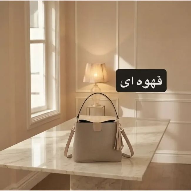 کیف زنانه اسپرت روزمره چرم مصنوعی مدل دو بند