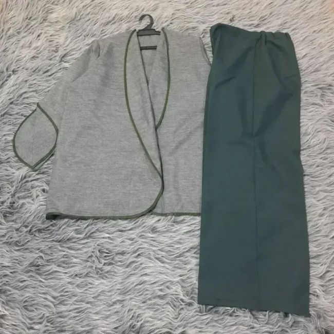 کت شلوار زنانه جنس پرشیا رنگ مشکی سرمه ای سبز زرشکی