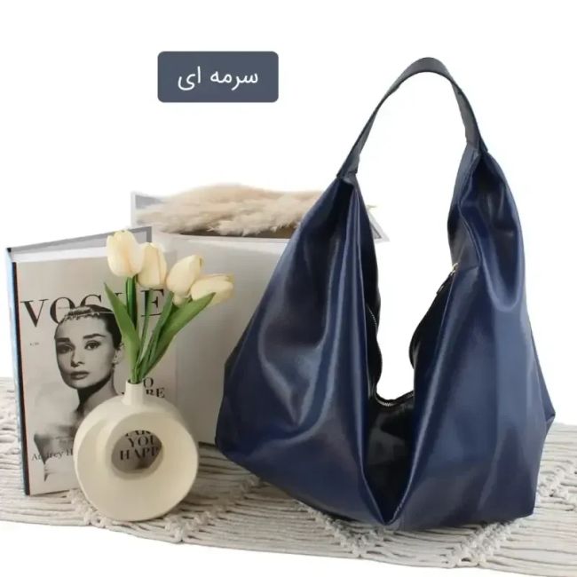 کیف زنانه چرم مصنوعی روزمره و اسپرت ابعاد 45 در 35 سانتیمتر