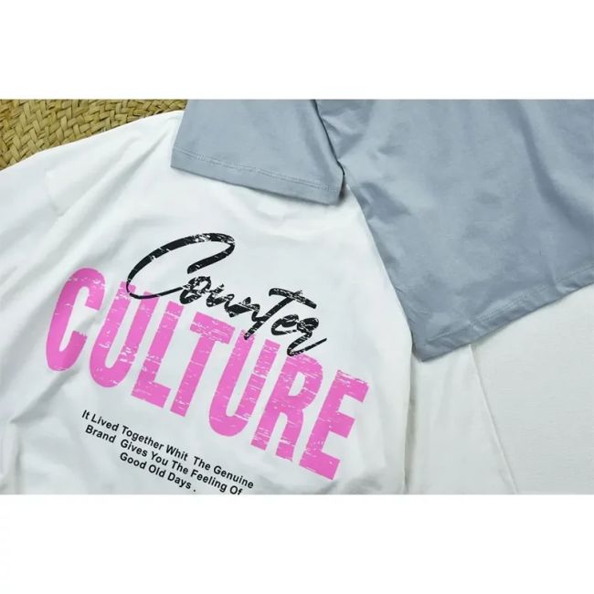 تیشرت لانگ زنانه طرح CULTURE کد 11775 جنس پنبه