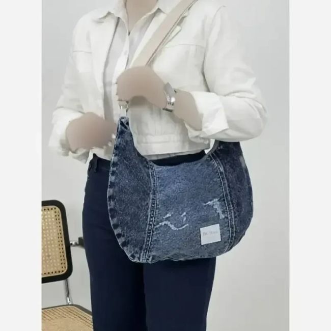 کیف دوشی جین سنگشور لی خارجی ابعاد 40 در 28 سانتی متر