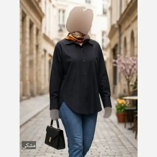 تونیک لینن زنانه مدل ملین سایز بزرگ 38 تا 50