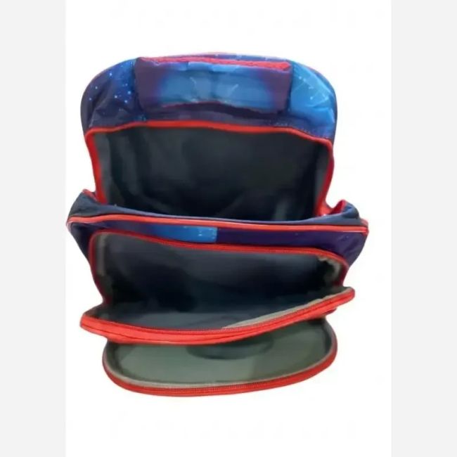 کوله پشتی مدرسه طرح مردعنکبوتی برزنت ضدآب طبی ابعاد 42x33x15 سانتیمتر