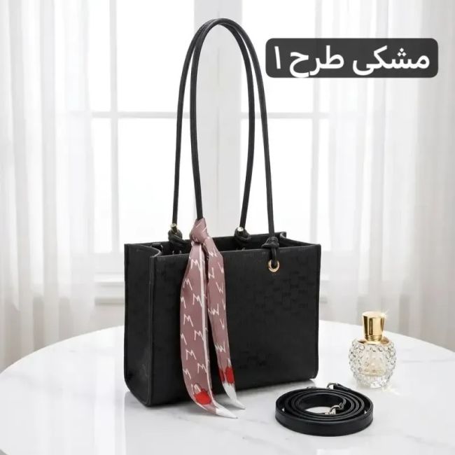کیف زنانه چرم مصنوعی روزمره مجلسی با بند بلند و آستر ساتن