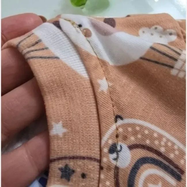 ست راحتی بچگانه بلوز شلوار آستین کوتاه پنبه طرح خرس شکلاتی