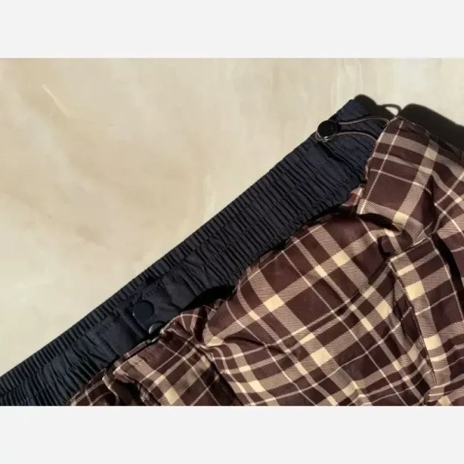 کاپشن وارداتی چهارخونه پشمدار کلاهدار سایز M تا 2XL