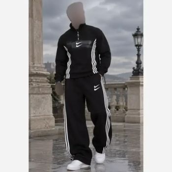 ست نیم زیپ پلیور شلوار دورس توکرکی دونایک سایز XL و 2XL