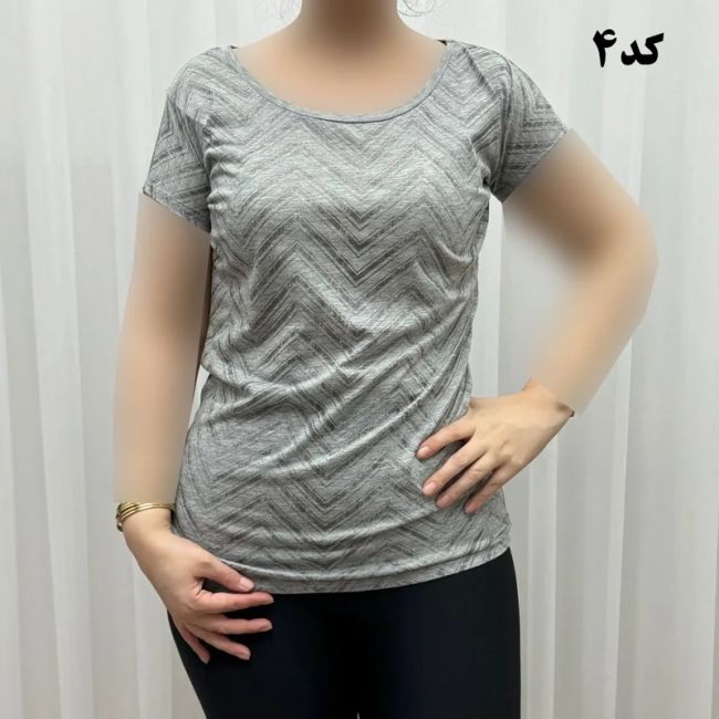 تیشرت نخ پنبه زنانه چهارفصل کد 1193 وارداتی تنخور راحت سایز بزرگ