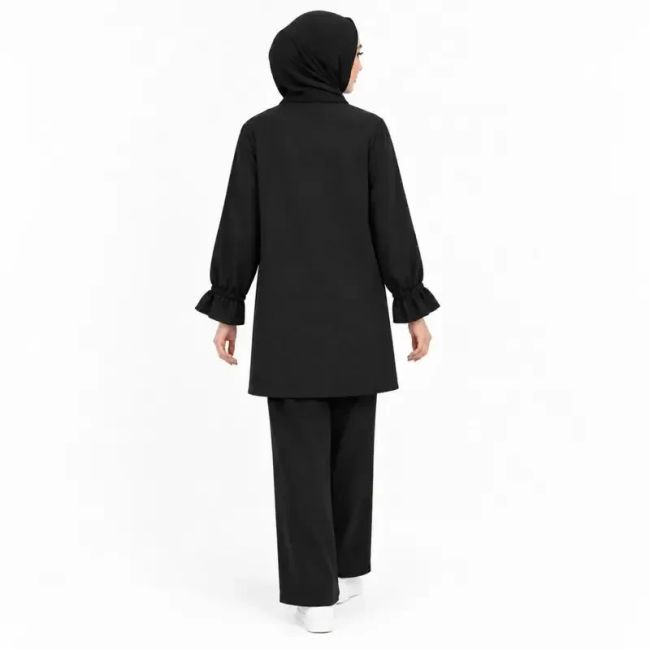 تونیک زنانه لینن مدل کوک دوزی