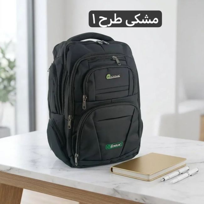 کول پشتی اسپرت برزنت جا لبتاپ مدرسه دانشگاه ابعاد 45 در 40 سانتیمتر