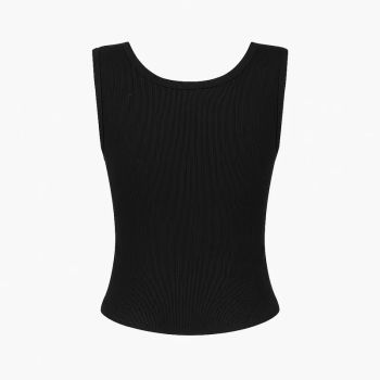 تاپ ورزشی زنانه مدل 001 یقه گرد بدون بند انعطاف پذیر