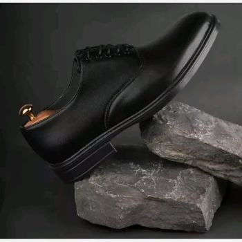 کفش مردانه چرم مشکی کلاسیک سایز 40 تا 44 هامون