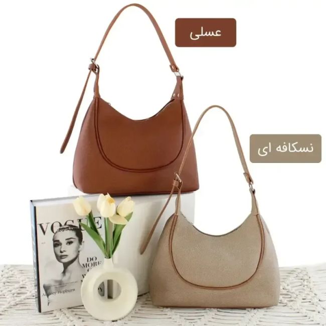 کیف زنانه چرم مصنوعی روزمره اسپرت ابعاد 31 در 23 در 10 سانتیمتر