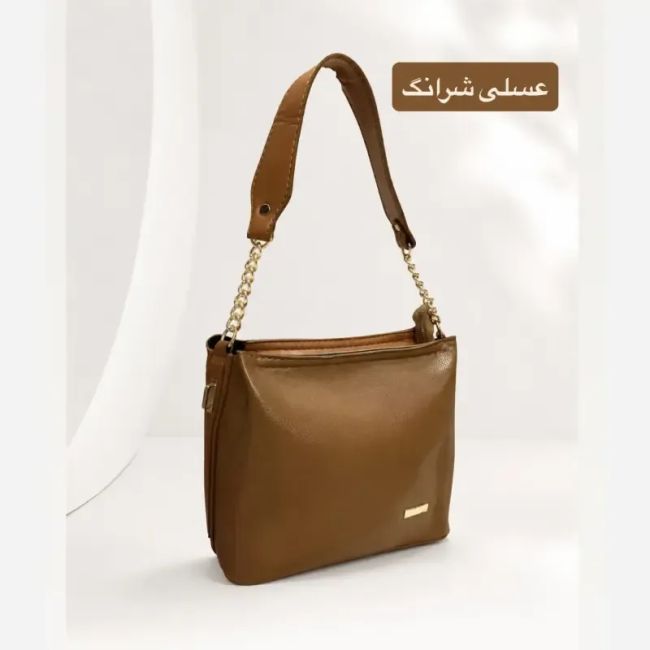 کیف زنانه چرم مصنوعی رسمی و روزمره با بند بلند (3)