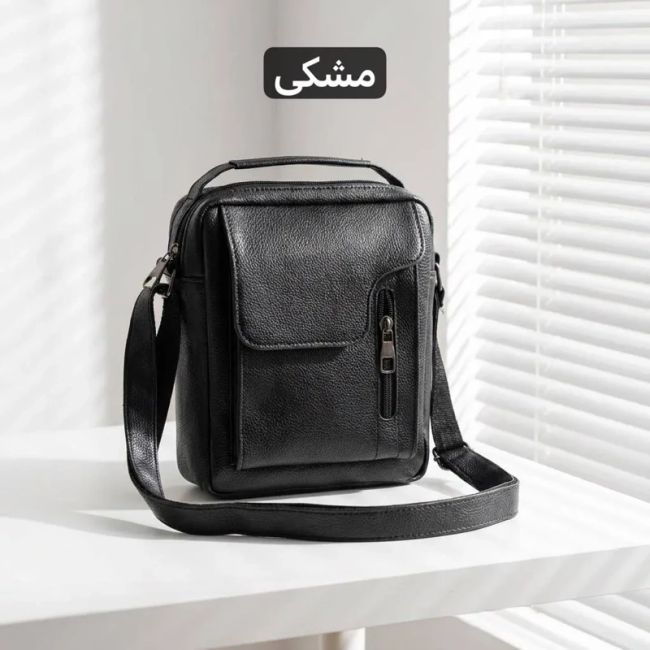 کیف مردانه چرم مصنوعی اداری و روزمره بند بلند