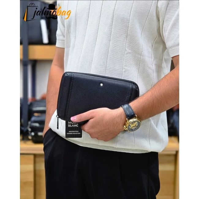 کیف دستی پاسپورتی مونت بلانک چرم وارداتی (2)