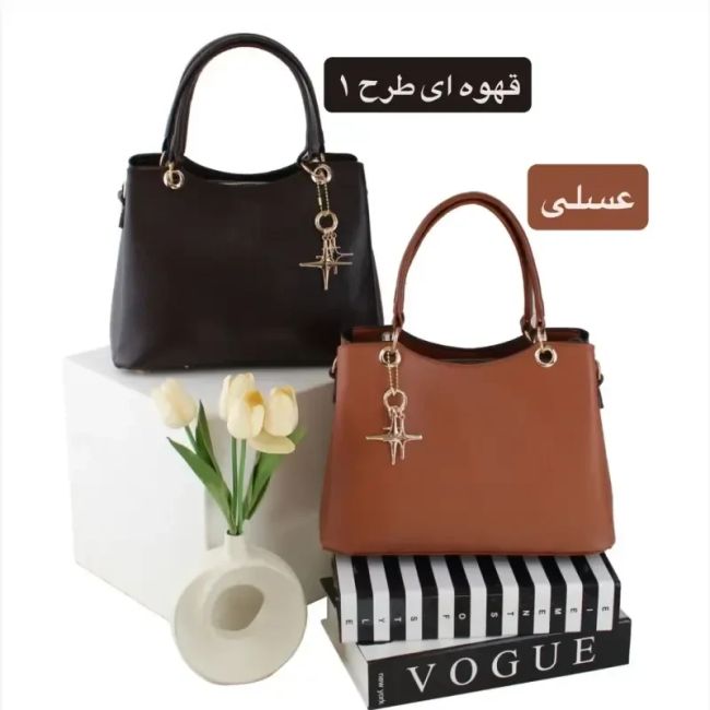 کیف زنانه چرم مصنوعی اسپرت و روزمره با بند بلند (2)