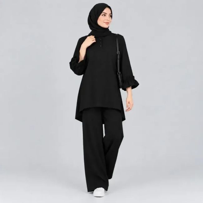 تونیک زنانه لینن مدل کوک دوزی