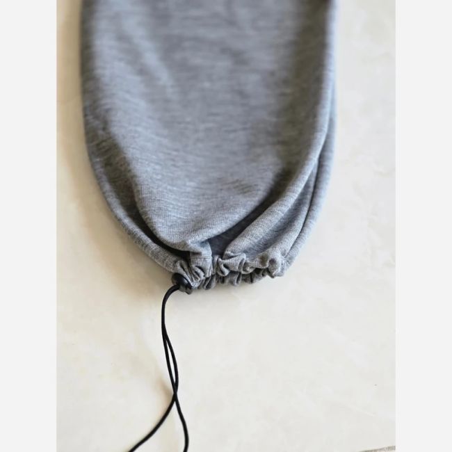 جاگر کلوین کلین اسلش ملانژ دمپا گت دار مناسب آقا و خانم سایز XXL و XXXL طوسی مشکی برفی