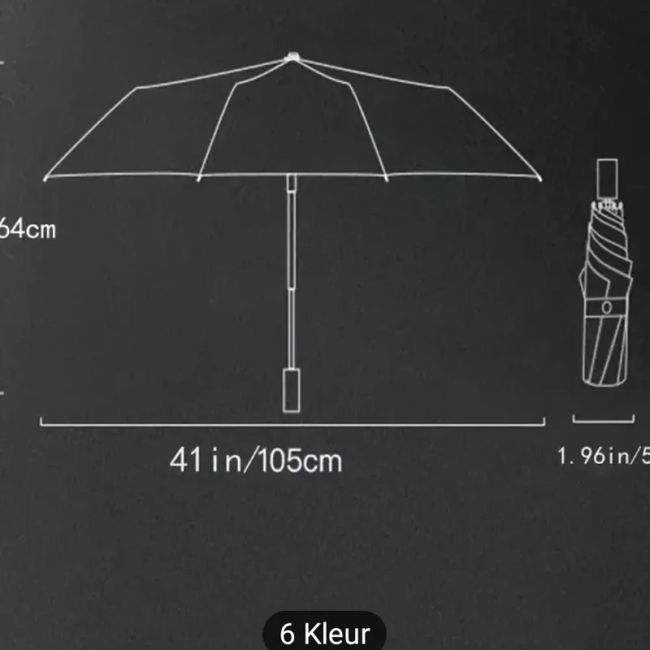 چتر شیشه ای تاشو فول اتومات سایز بزرگسال 8 فنر