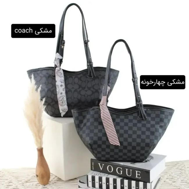 کیف زنانه چرم مصنوعی رسمی روزمره مجلسی با بند بلند