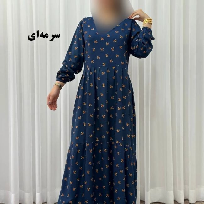 پیراهن ساحلی زنانه گلریز نخی فری سایز تا 48 آیدایی کمربند دار شیک و راحت چهارفصل