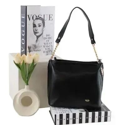 کیف زنانه چرم مصنوعی رسمی و روزمره با بند بلند (3)