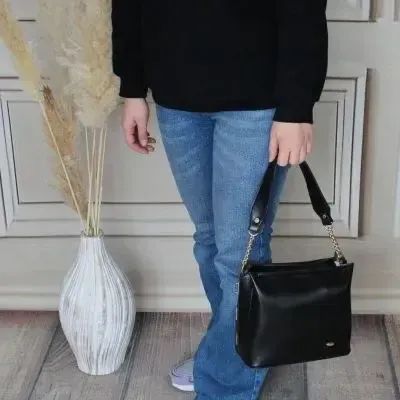کیف زنانه چرم مصنوعی رسمی و روزمره با بند بلند (3)