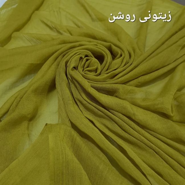 شال نخی سوپر نخ گیاهی ساده ابعاد 200 در 80 مناسب بهار و تابستان