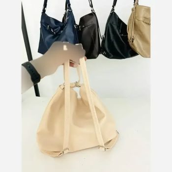 کیف دستی و کوله پشتی دو کاره شرانگ وارداتی سایز 27 در 37 رنگبندی متنوع