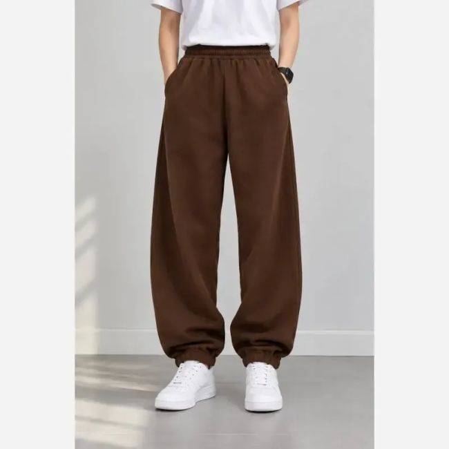 شلوار جاگر دورس دو نخ مردانه دمپا کش سایز L XL XXL