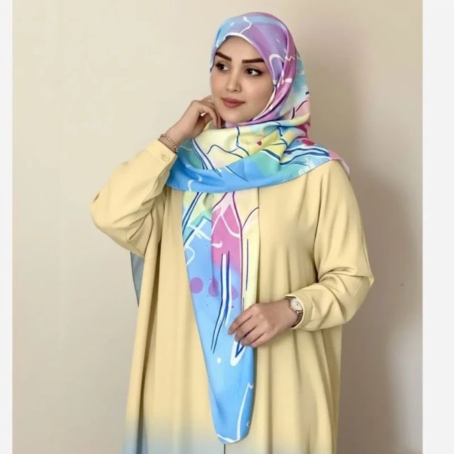 روسری نخ کاستوم طرح رکسانا سایز 140 چرخ دوز سیتو