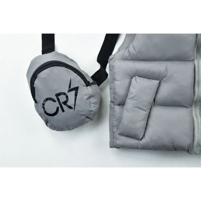 پافر کیفدار پسرانه CR7 طوسی روشن