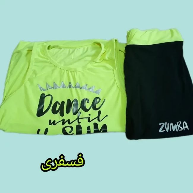 ست ورزشی زنانه تاپ و شلوارک فیلامنت فول کش سایز 38 تا 48