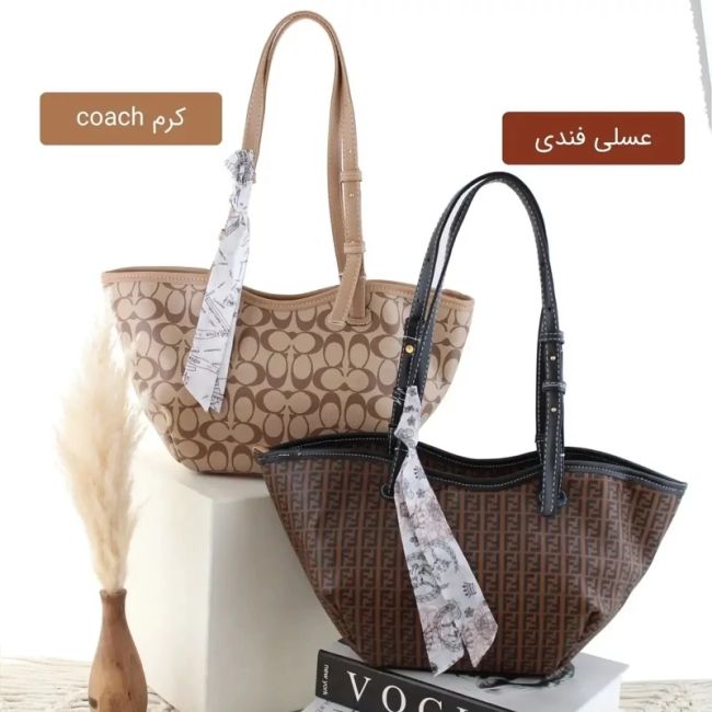 کیف زنانه چرم مصنوعی رسمی و روزمره با بند بلند