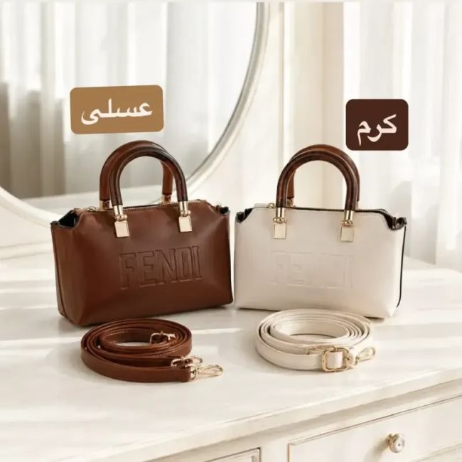 کیف پاسپورتی زنانه چرم مصنوعی ابعاد 19 در 12 در 8 سانتیمتر رنگ مشکی مناسب مجلسی و مهمانی