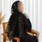 شال توری طرحدار نخی مناسب روزمره قواره 185 در 51 سانتی متر