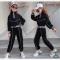 ست بلوز و شلوار مخمل توخز دخترانه مناسب 2 تا 8 سال