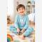 بلوز شلوار پسرانه نخ پنبه مناسب 1 تا 3 سال