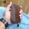 جاکارتی زیپدار چرم طبیعی گاوی مناسب آقایان و خانمها ابعاد 11 در 7 سانتیمتر (2)