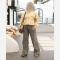 بامبر کتان زنانه مدل سایلین فری سایز رنگ گرم بالا