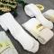 جوراب شلواری دخترانه نخی فاق بلند ترکیه ای گندمی مناسب 2 تا 10 سال