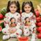 ست بلوز و شلوار دخترانه طرح یلدا جنس اسپان دورس رنگ صورتی و یاسی سایز 40 تا 55