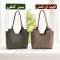 کیف زنانه روزمره پارچه ای طرح کنف با ابعاد 30 در 25 سانتیمتر