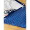 روسری مجلسی ساتن ابریشم طرح ساناز قواره 140 دور دوخت