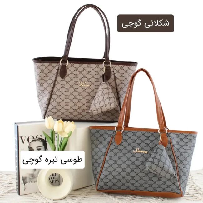 کیف زنانه چرم مصنوعی روزمره و مهمانی (4)
