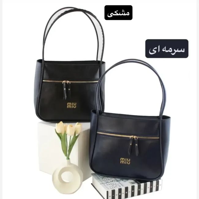 کیف زنانه چرم مصنوعی روزمره اسپرت زیپ دار