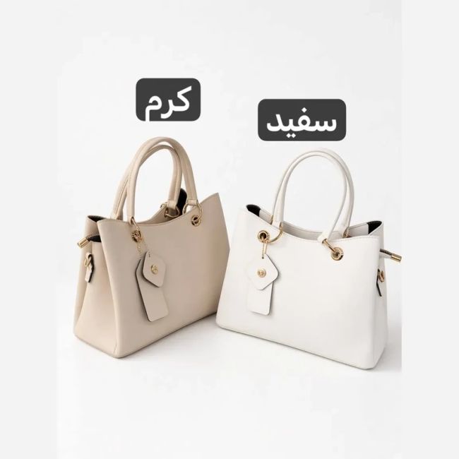 کیف زنانه چرم مصنوعی روزمره و رسمی بند بلند (4)
