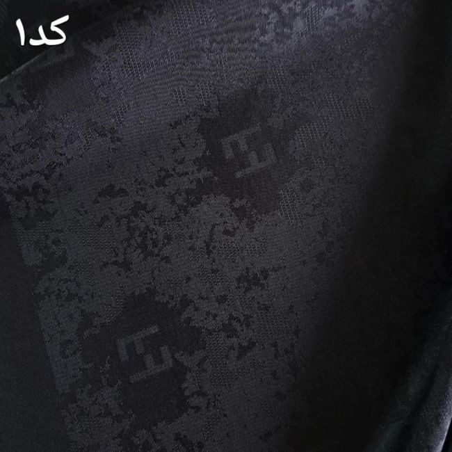 روسری زنانه مشکی قواره 140 جنس ژاکارد دور ریش ریش