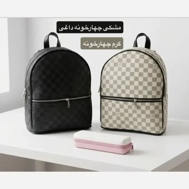 کوله پشتی چرم مصنوعی اسپرت روزمره مدرسه و دانشگاه